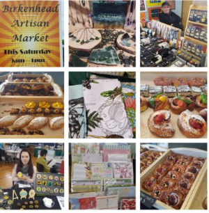 Birkenhead Artisan Market RAIN OR SHINE!